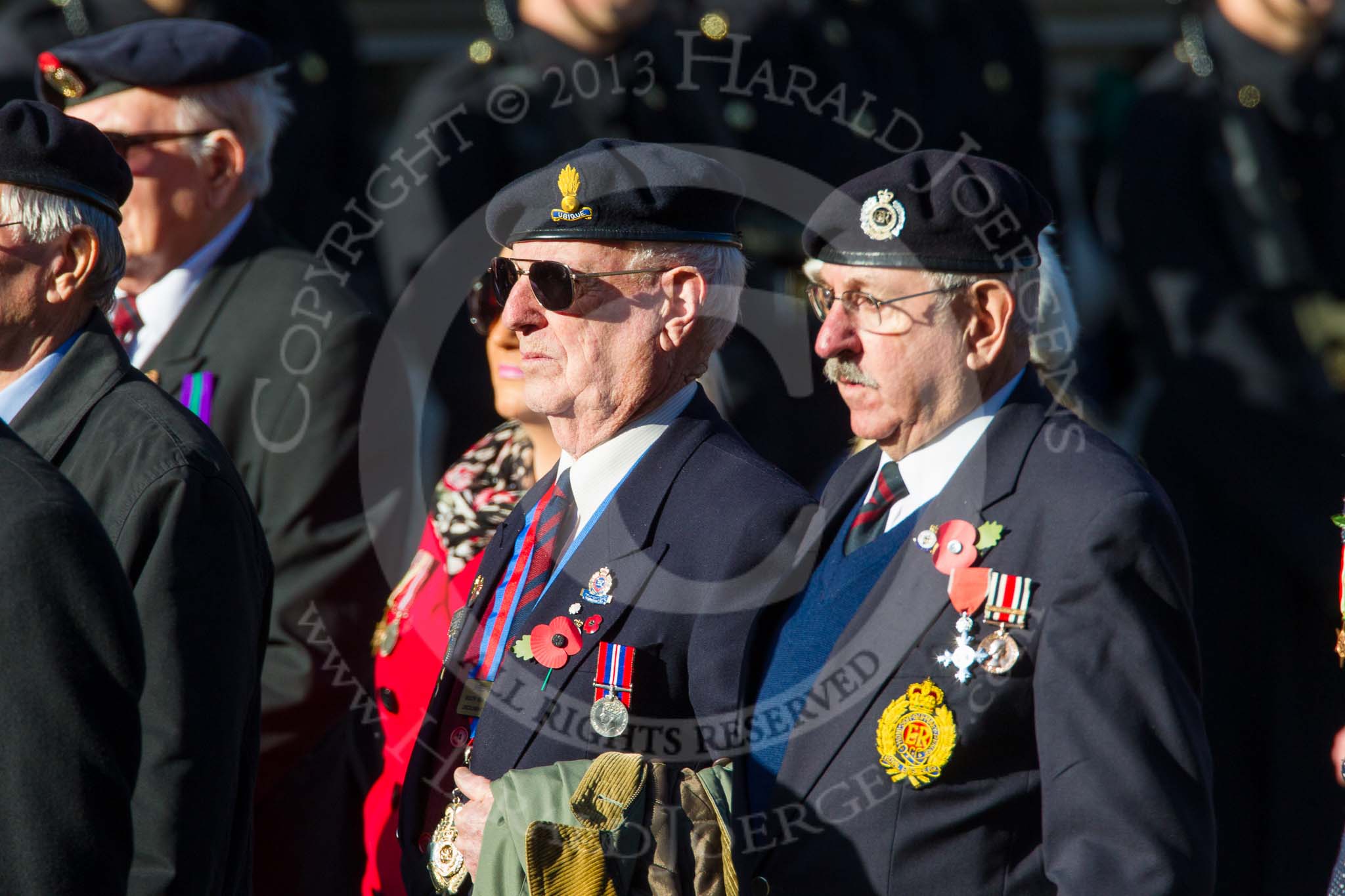 Remembrance Sunday at the Cenotaph in London 2014: Group B8 - Royal Engineers Association.
Press stand opposite the Foreign Office building, Whitehall, London SW1,
London,
Greater London,
United Kingdom,
on 09 November 2014 at 12:07, image #1563