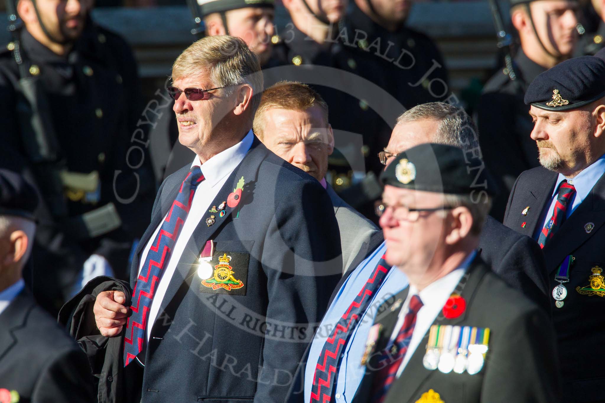 Remembrance Sunday at the Cenotaph in London 2014: Group B8 - Royal Engineers Association.
Press stand opposite the Foreign Office building, Whitehall, London SW1,
London,
Greater London,
United Kingdom,
on 09 November 2014 at 12:08, image #1566