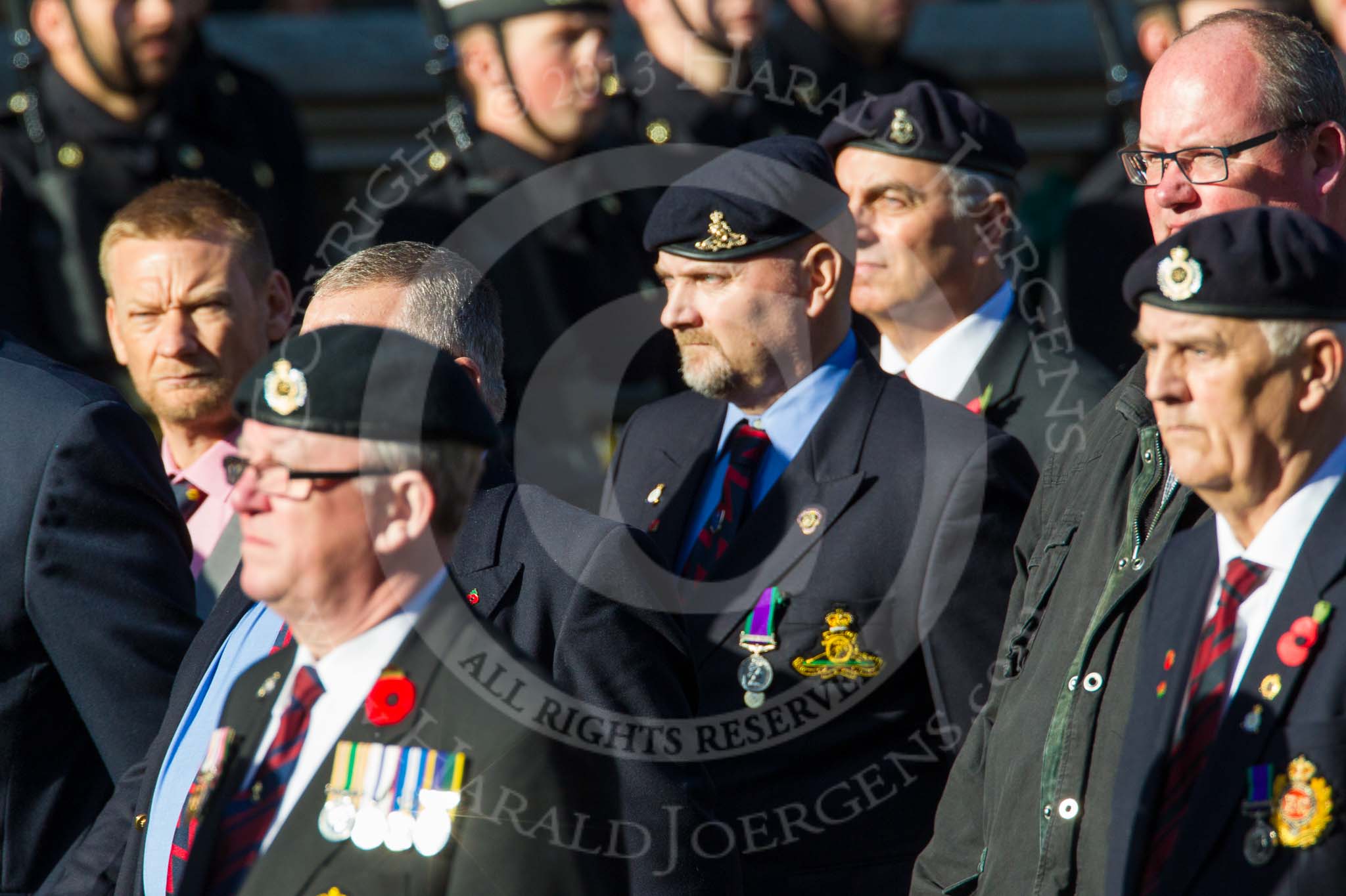Remembrance Sunday at the Cenotaph in London 2014: Group B8 - Royal Engineers Association.
Press stand opposite the Foreign Office building, Whitehall, London SW1,
London,
Greater London,
United Kingdom,
on 09 November 2014 at 12:08, image #1567