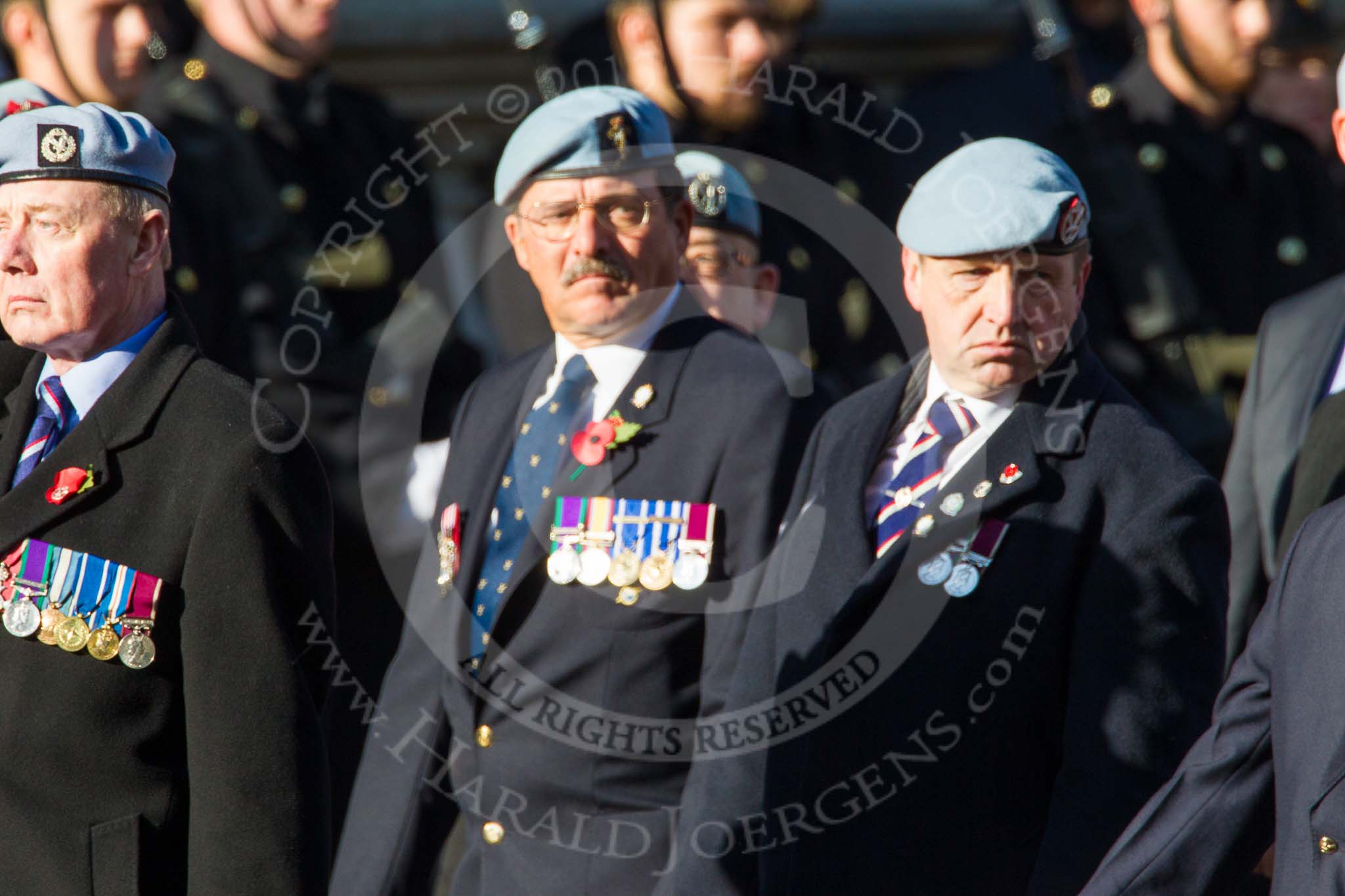 Remembrance Sunday at the Cenotaph in London 2014: Group B12 - Army Air Corps Association.
Press stand opposite the Foreign Office building, Whitehall, London SW1,
London,
Greater London,
United Kingdom,
on 09 November 2014 at 12:08, image #1624