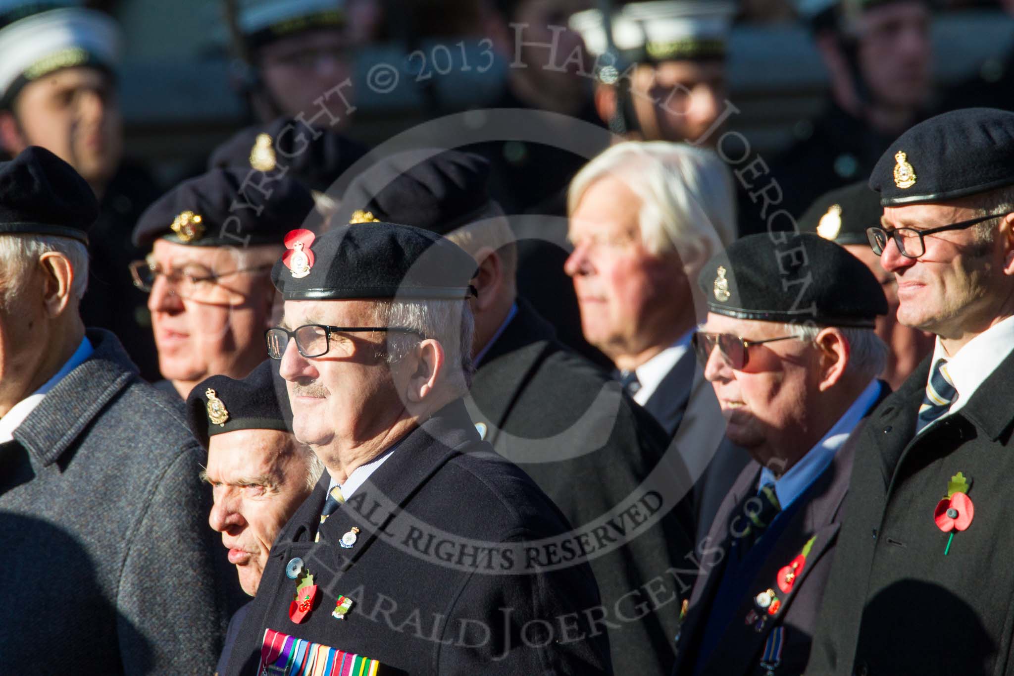 Remembrance Sunday at the Cenotaph in London 2014: Group B15 - Army Catering Corps Association.
Press stand opposite the Foreign Office building, Whitehall, London SW1,
London,
Greater London,
United Kingdom,
on 09 November 2014 at 12:09, image #1662