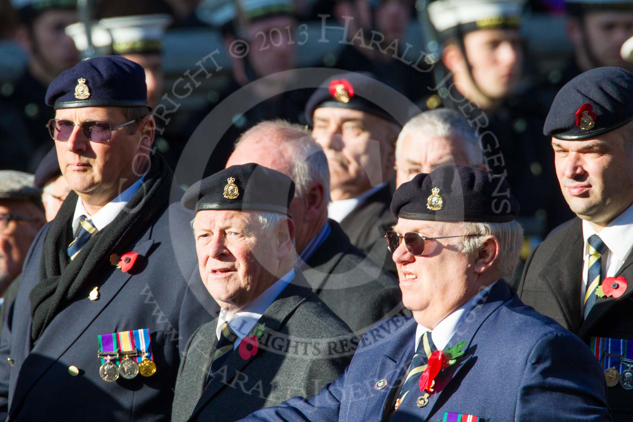 Remembrance Sunday at the Cenotaph in London 2014: Group B15 - Army Catering Corps Association.
Press stand opposite the Foreign Office building, Whitehall, London SW1,
London,
Greater London,
United Kingdom,
on 09 November 2014 at 12:09, image #1665