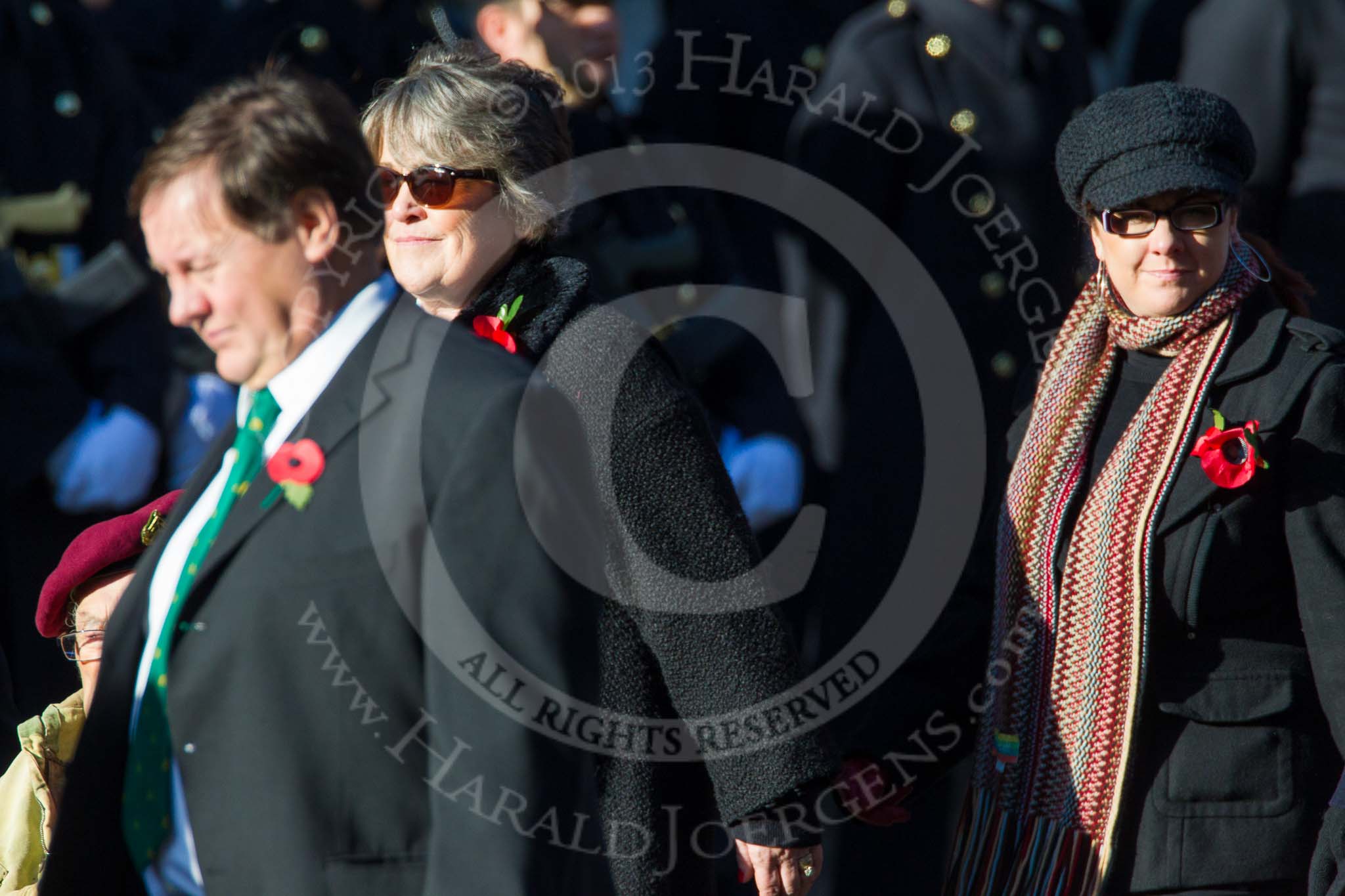 Remembrance Sunday at the Cenotaph in London 2014: Group B17 - Reconnaissance Corps.
Press stand opposite the Foreign Office building, Whitehall, London SW1,
London,
Greater London,
United Kingdom,
on 09 November 2014 at 12:10, image #1697