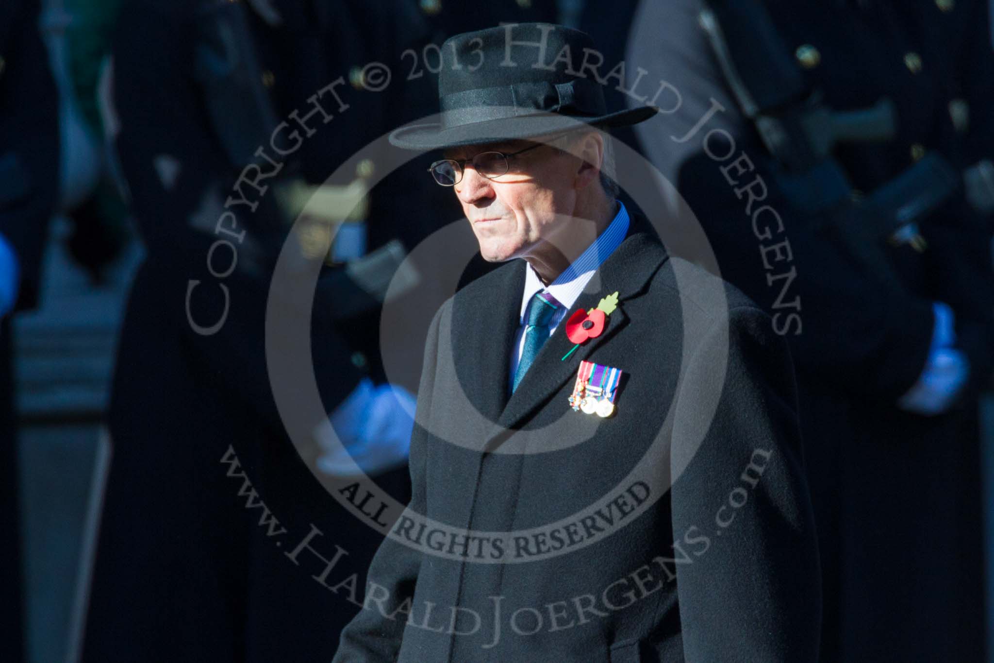 Remembrance Sunday at the Cenotaph in London 2014: Group B21 - The RAEC and ETS Branch Association.
Press stand opposite the Foreign Office building, Whitehall, London SW1,
London,
Greater London,
United Kingdom,
on 09 November 2014 at 12:11, image #1757