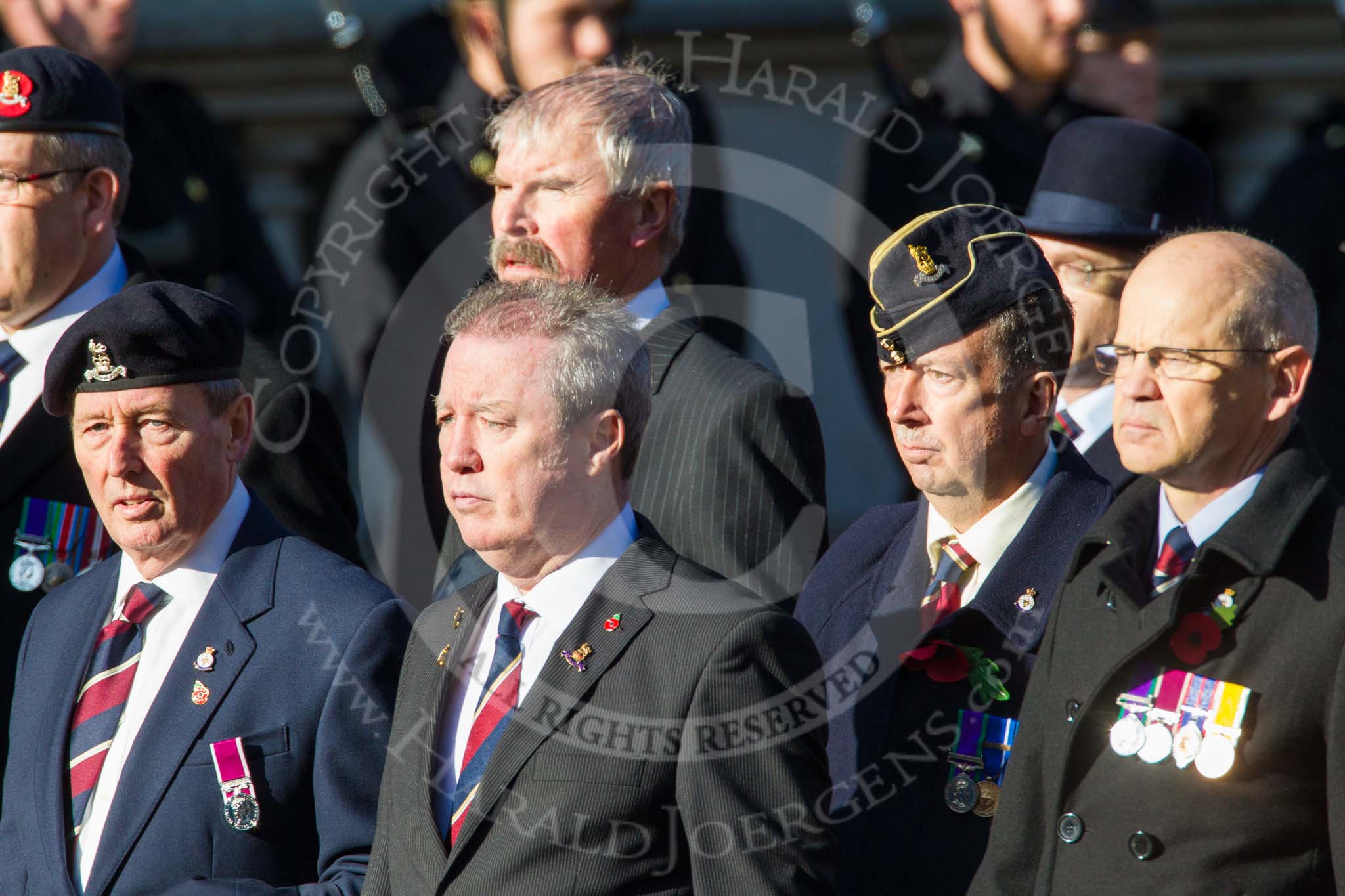 Remembrance Sunday at the Cenotaph in London 2014: Group B22 - Royal Army Pay Corps Regimental Association.
Press stand opposite the Foreign Office building, Whitehall, London SW1,
London,
Greater London,
United Kingdom,
on 09 November 2014 at 12:11, image #1763