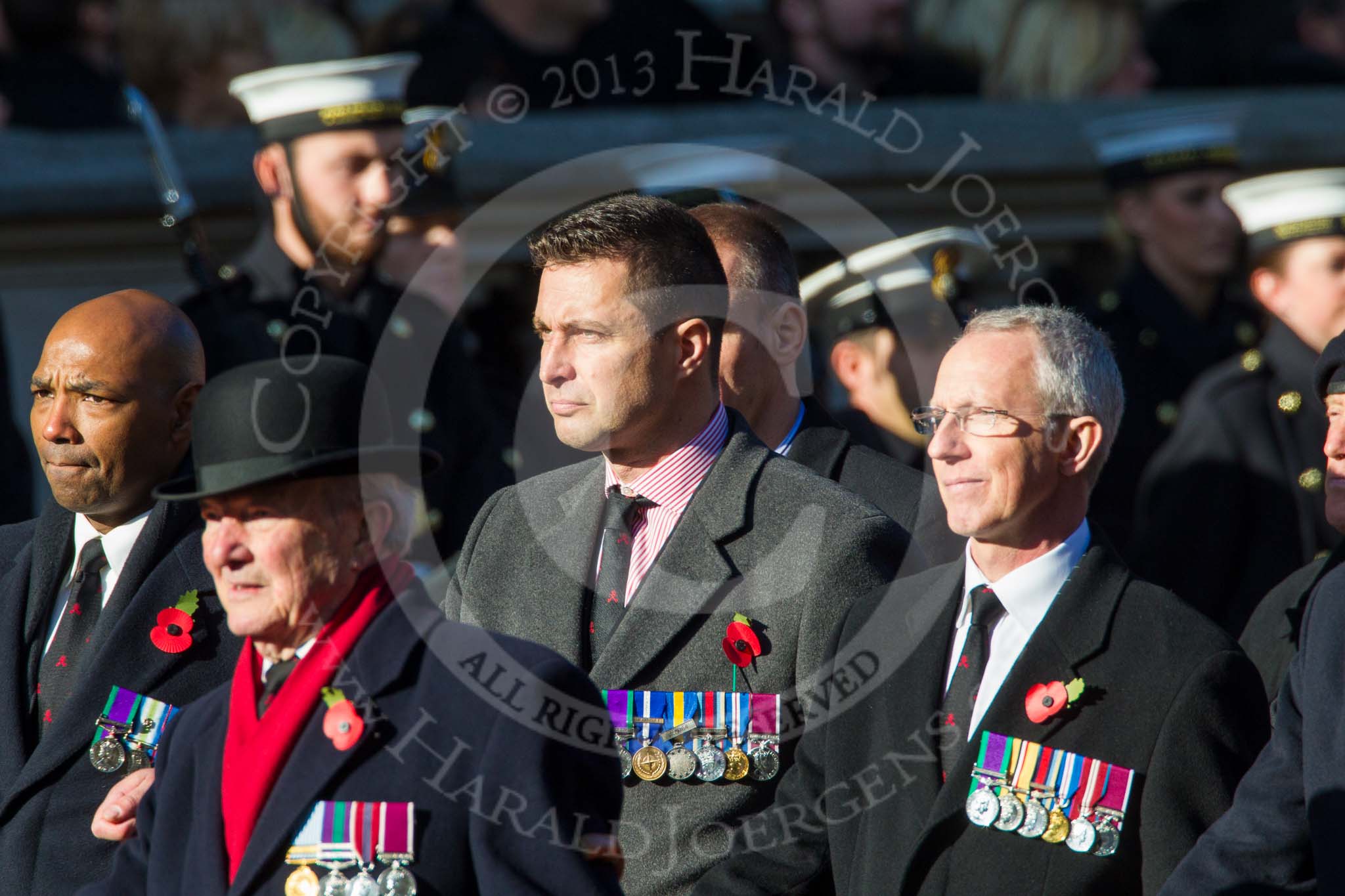 Remembrance Sunday at the Cenotaph in London 2014: Group B23 - Royal Army Veterinary Corps & Royal Army Dental Corps.
Press stand opposite the Foreign Office building, Whitehall, London SW1,
London,
Greater London,
United Kingdom,
on 09 November 2014 at 12:11, image #1776