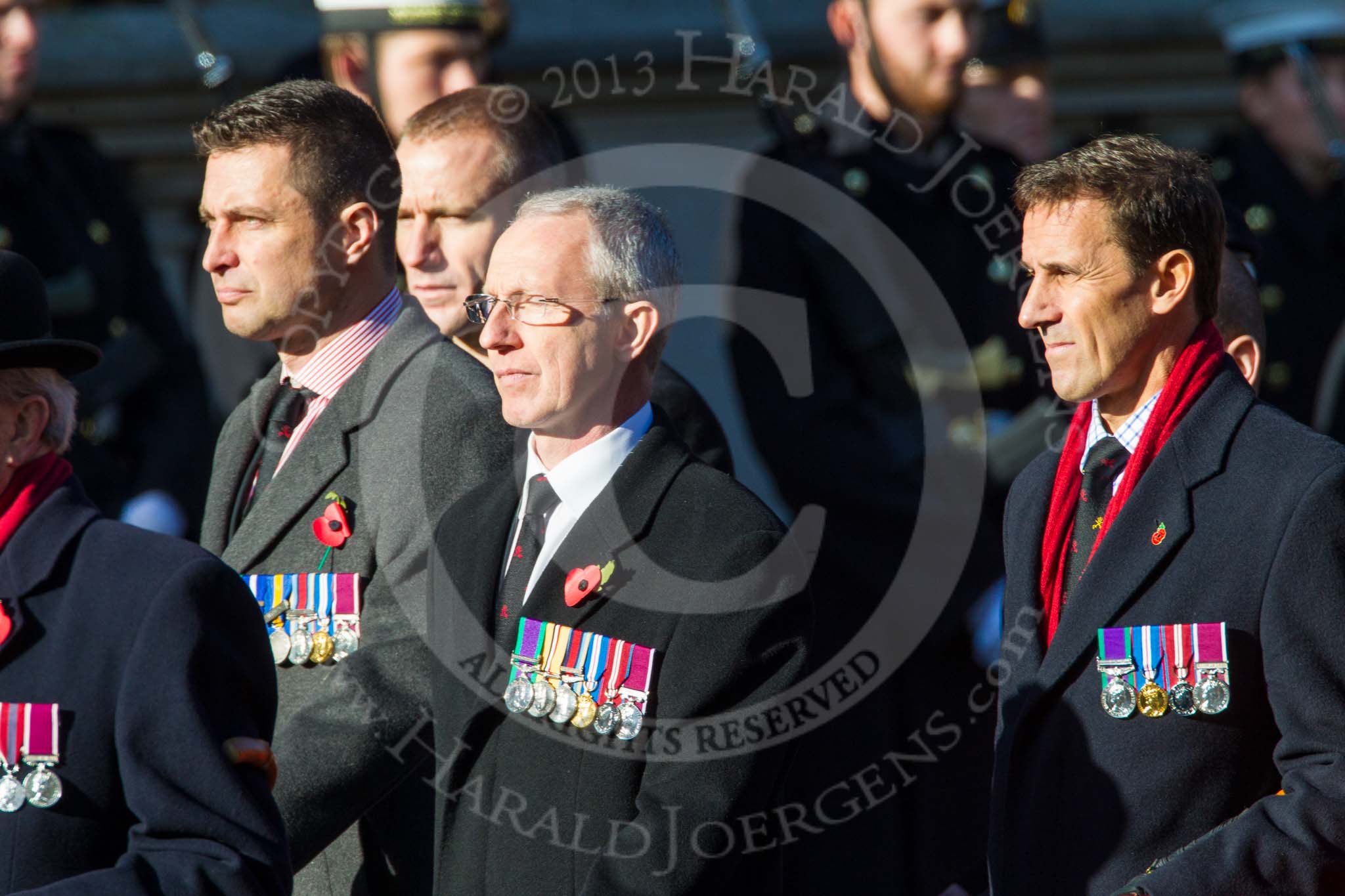 Remembrance Sunday at the Cenotaph in London 2014: Group B23 - Royal Army Veterinary Corps & Royal Army Dental Corps.
Press stand opposite the Foreign Office building, Whitehall, London SW1,
London,
Greater London,
United Kingdom,
on 09 November 2014 at 12:11, image #1778