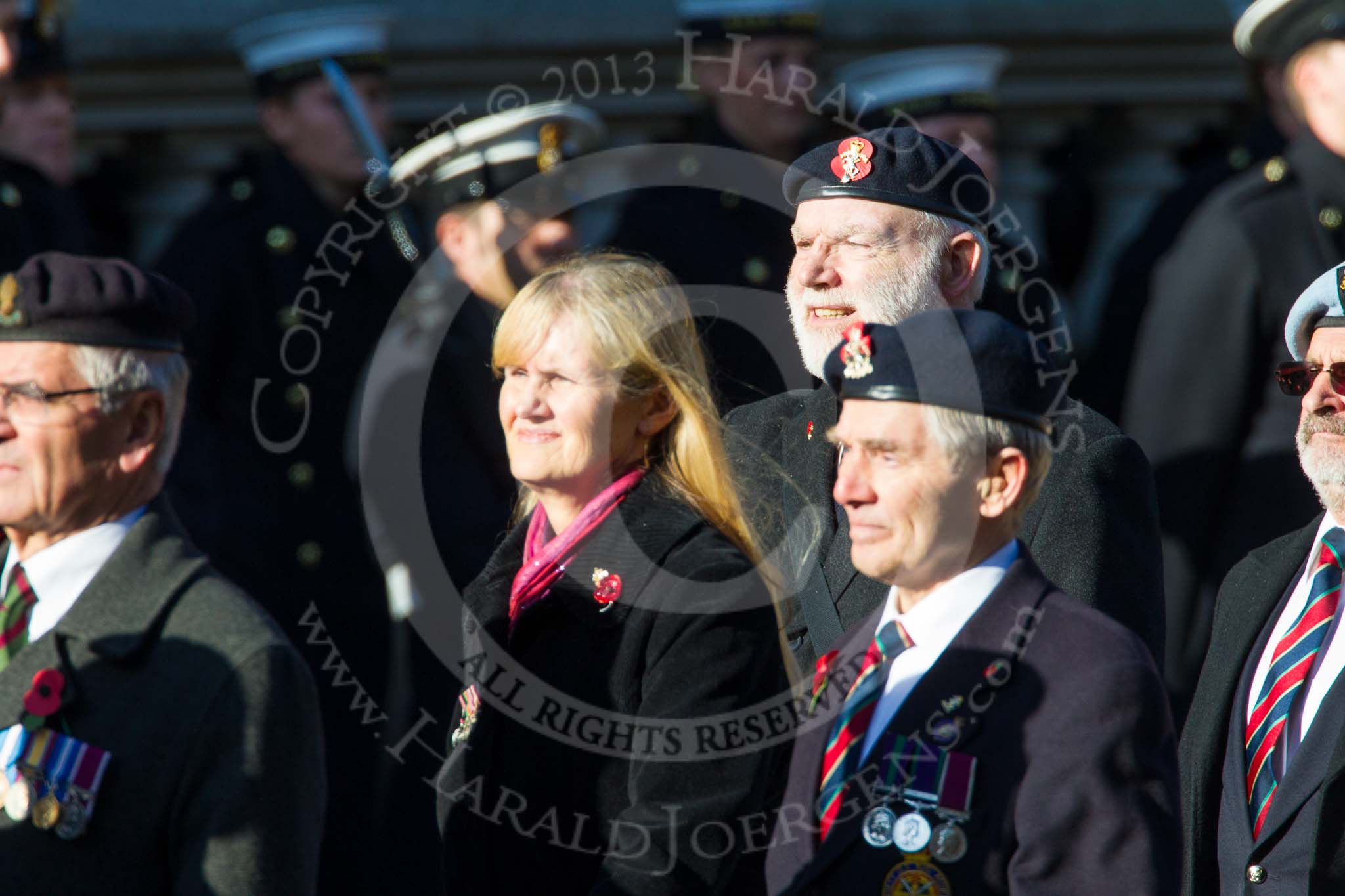 Remembrance Sunday at the Cenotaph in London 2014: Group B35 - Beachley Old Boys Association.
Press stand opposite the Foreign Office building, Whitehall, London SW1,
London,
Greater London,
United Kingdom,
on 09 November 2014 at 12:14, image #1937