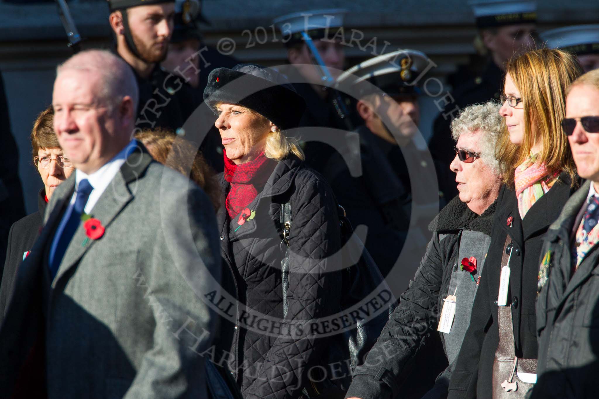 Photo 1411091215351D49671HaraldJoergens Remembrance Sunday at the Cenotaph in London 2014: Group M4 - Children of the Far East Prisoners of War.
Press stand opposite the Foreign Office building, Whitehall, London SW1,
London,
Greater London,
United Kingdom,
on 09 November 2014 at 12:15, image #2003