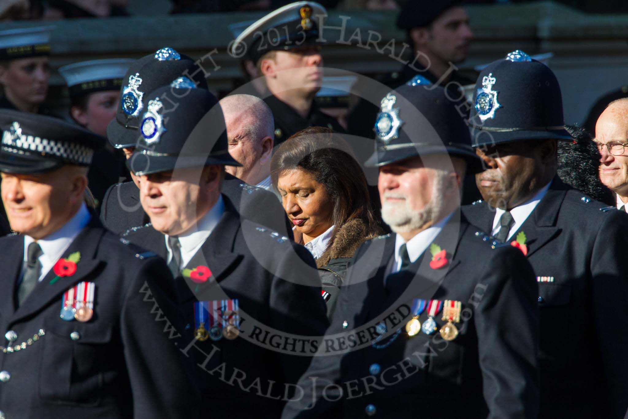 Remembrance Sunday at the Cenotaph in London 2014: Group M12 - Metropolitan Special Constabulary.
Press stand opposite the Foreign Office building, Whitehall, London SW1,
London,
Greater London,
United Kingdom,
on 09 November 2014 at 12:16, image #2064