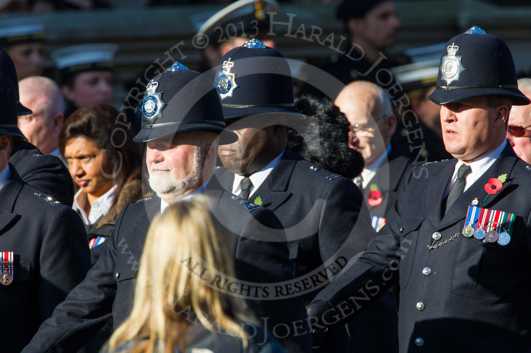 Remembrance Sunday at the Cenotaph in London 2014: Group M12 - Metropolitan Special Constabulary.
Press stand opposite the Foreign Office building, Whitehall, London SW1,
London,
Greater London,
United Kingdom,
on 09 November 2014 at 12:16, image #2065