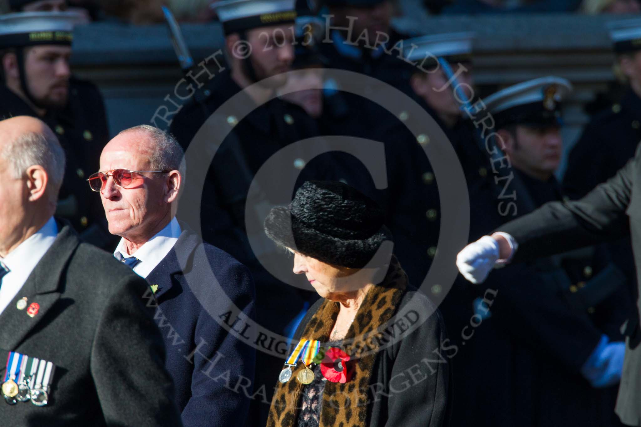 Remembrance Sunday at the Cenotaph in London 2014: Group M14 - London Ambulance Service Retirement Association.
Press stand opposite the Foreign Office building, Whitehall, London SW1,
London,
Greater London,
United Kingdom,
on 09 November 2014 at 12:16, image #2082