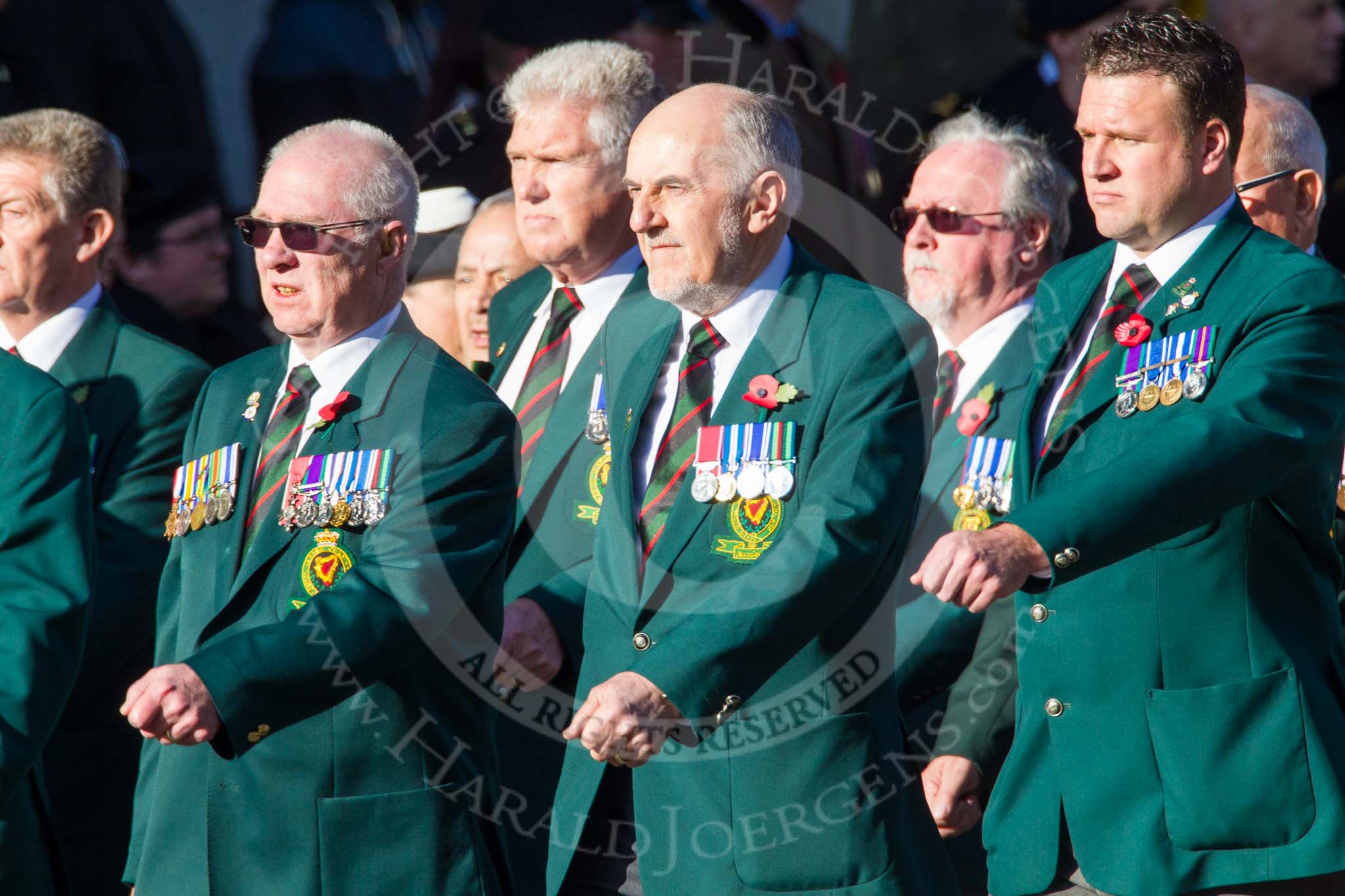 Remembrance Sunday at the Cenotaph in London 2014: Group M19 - Royal Ulster Constabulary (GC) Association.
Press stand opposite the Foreign Office building, Whitehall, London SW1,
London,
Greater London,
United Kingdom,
on 09 November 2014 at 12:17, image #2114
