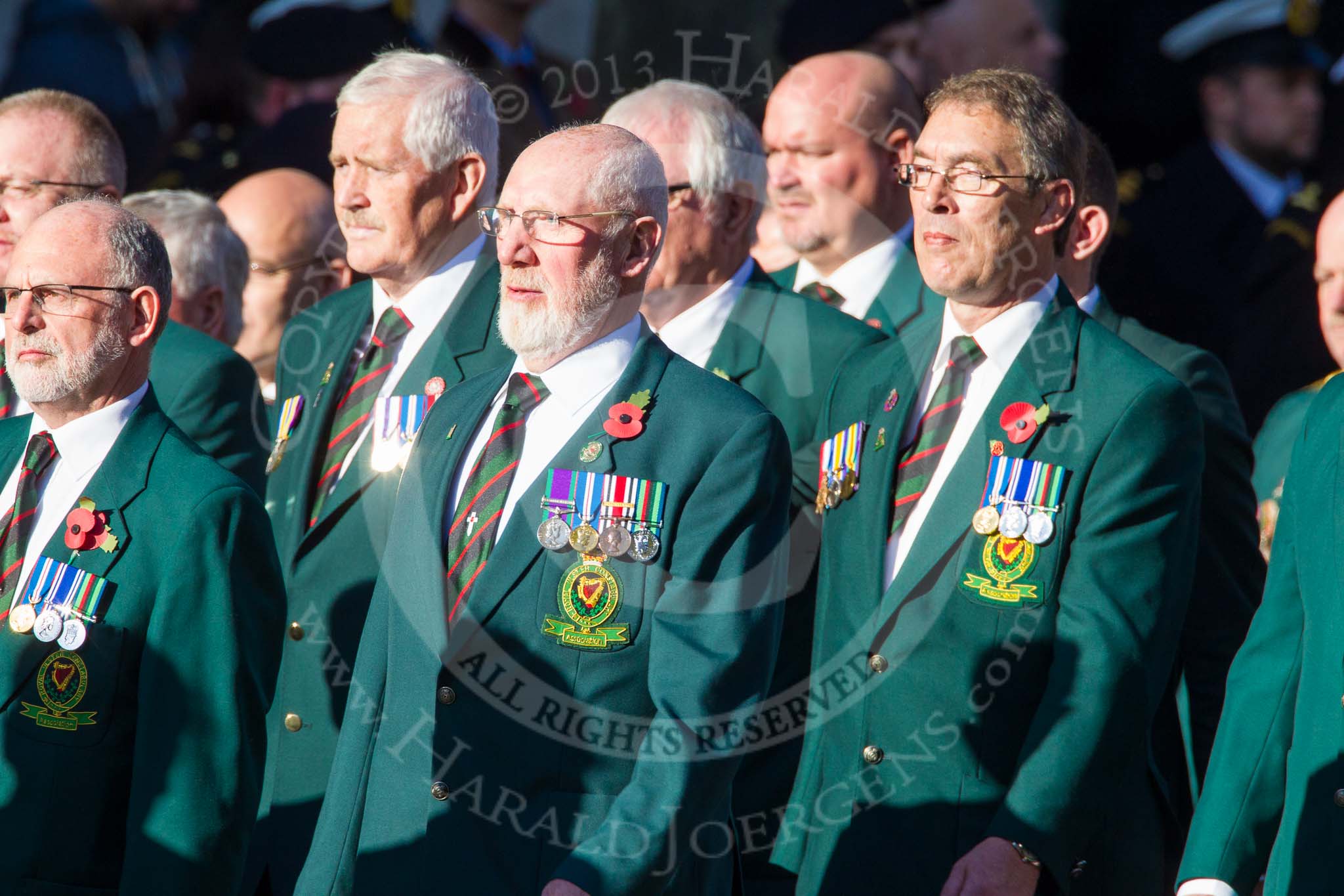 Remembrance Sunday at the Cenotaph in London 2014: Group M19 - Royal Ulster Constabulary (GC) Association.
Press stand opposite the Foreign Office building, Whitehall, London SW1,
London,
Greater London,
United Kingdom,
on 09 November 2014 at 12:17, image #2118