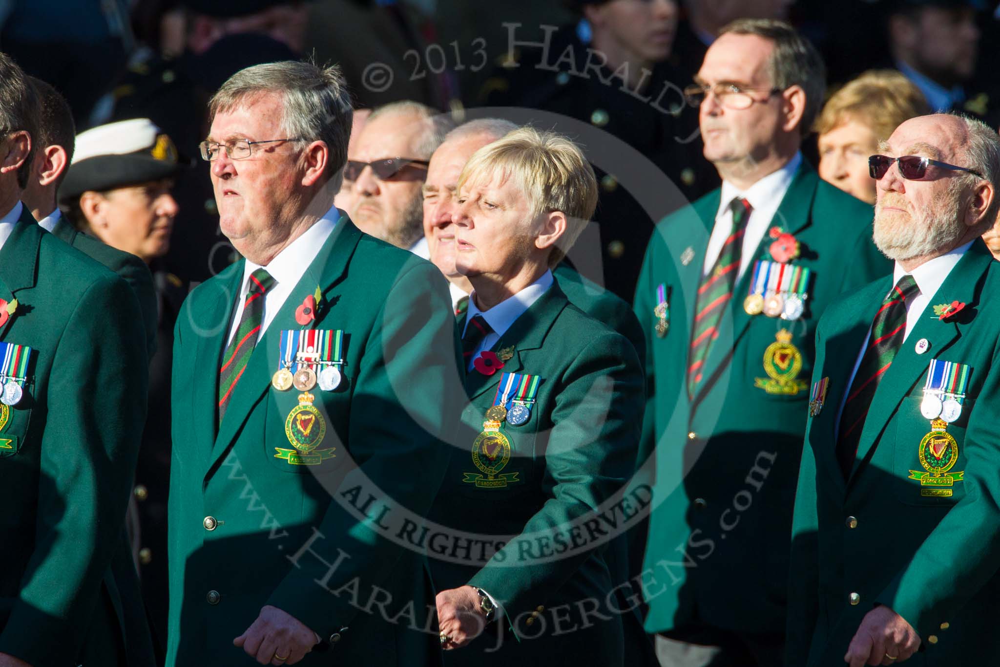 Remembrance Sunday at the Cenotaph in London 2014: Group M19 - Royal Ulster Constabulary (GC) Association.
Press stand opposite the Foreign Office building, Whitehall, London SW1,
London,
Greater London,
United Kingdom,
on 09 November 2014 at 12:17, image #2120