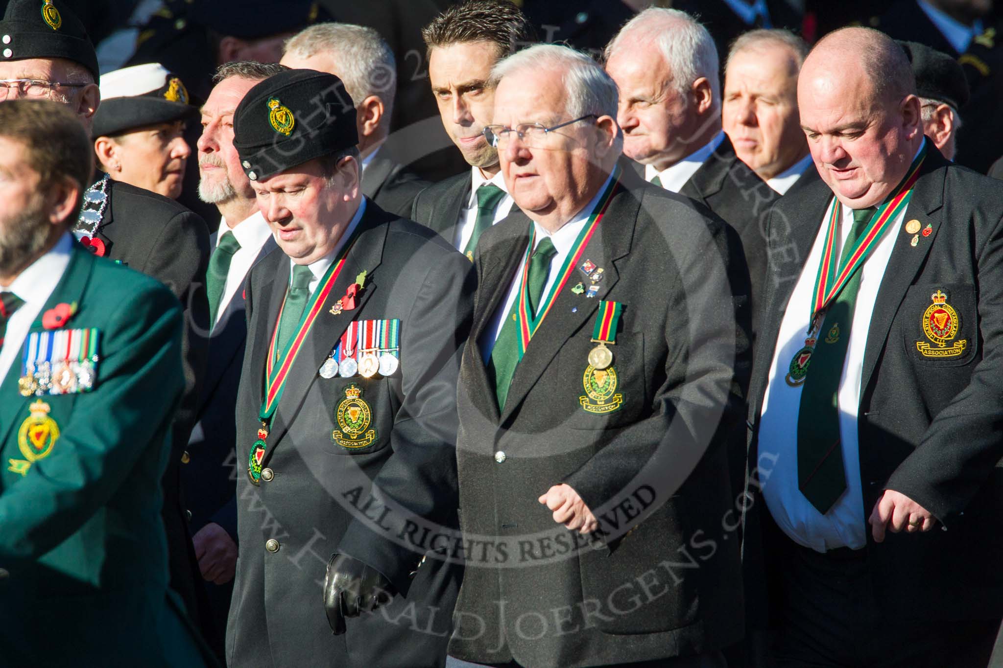 Remembrance Sunday at the Cenotaph in London 2014: Group M20 - Ulster Special Constabulary Association.
Press stand opposite the Foreign Office building, Whitehall, London SW1,
London,
Greater London,
United Kingdom,
on 09 November 2014 at 12:17, image #2129