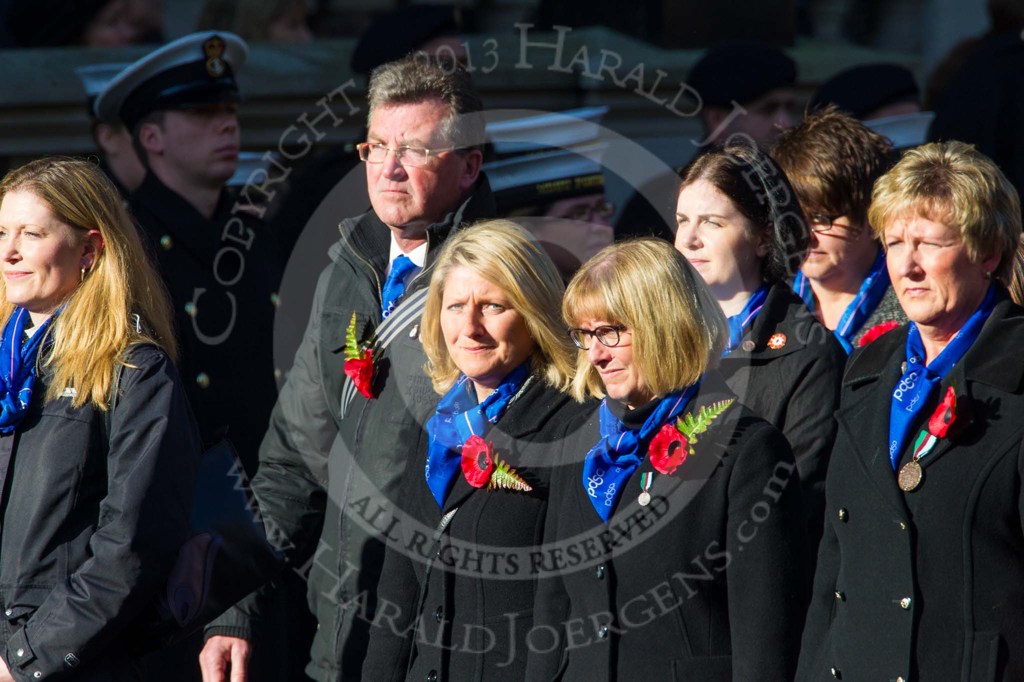 Remembrance Sunday at the Cenotaph in London 2014: Group M27 - PDSA.
Press stand opposite the Foreign Office building, Whitehall, London SW1,
London,
Greater London,
United Kingdom,
on 09 November 2014 at 12:18, image #2203