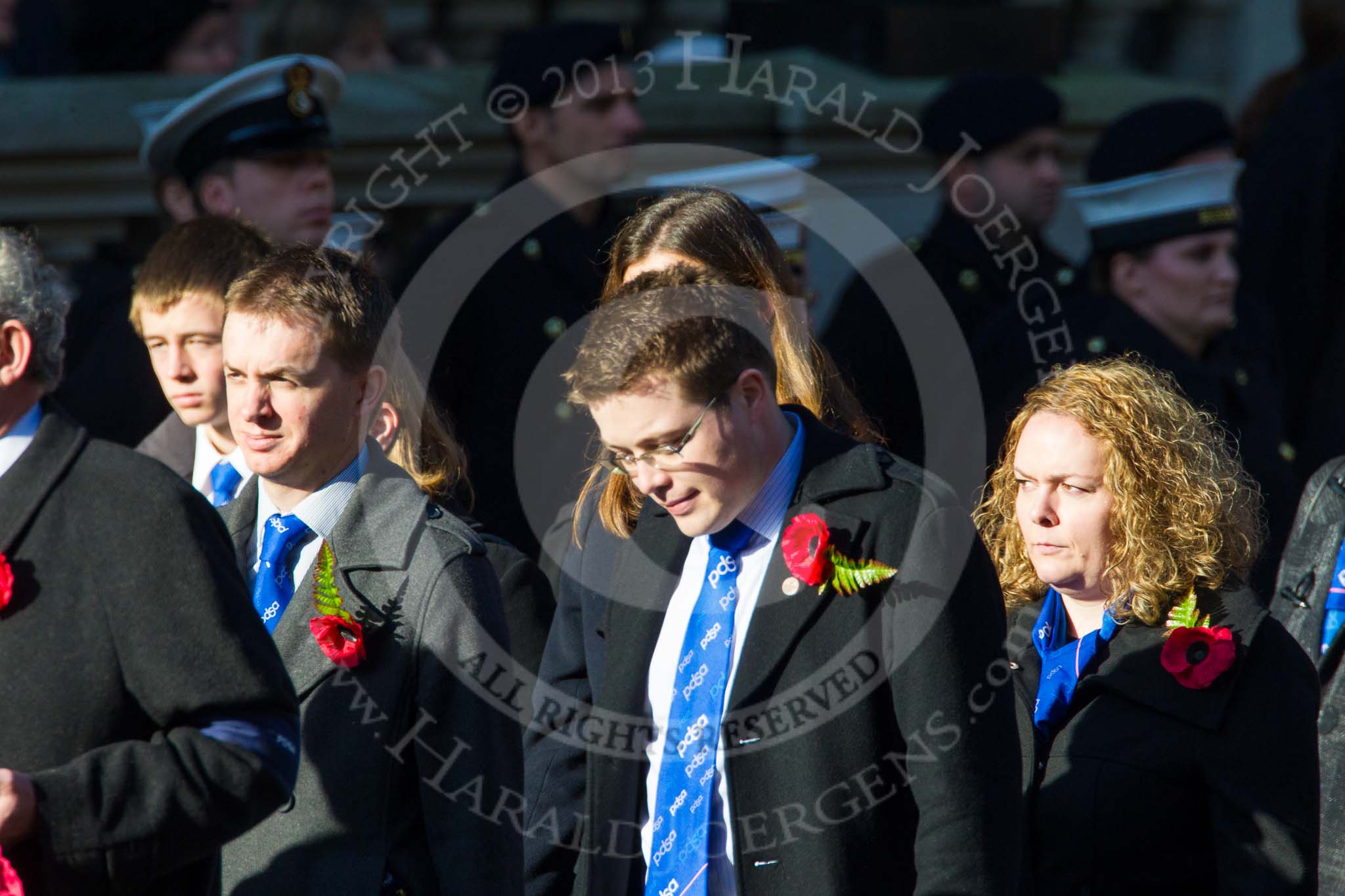 Remembrance Sunday at the Cenotaph in London 2014: Group M27 - PDSA.
Press stand opposite the Foreign Office building, Whitehall, London SW1,
London,
Greater London,
United Kingdom,
on 09 November 2014 at 12:18, image #2207