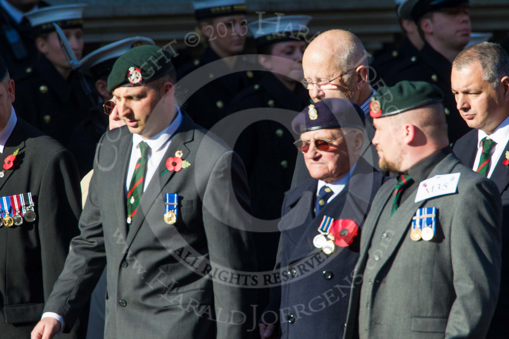 Remembrance Sunday at the Cenotaph in London 2014: Group M35 - Union Jack Club.
Press stand opposite the Foreign Office building, Whitehall, London SW1,
London,
Greater London,
United Kingdom,
on 09 November 2014 at 12:19, image #2260