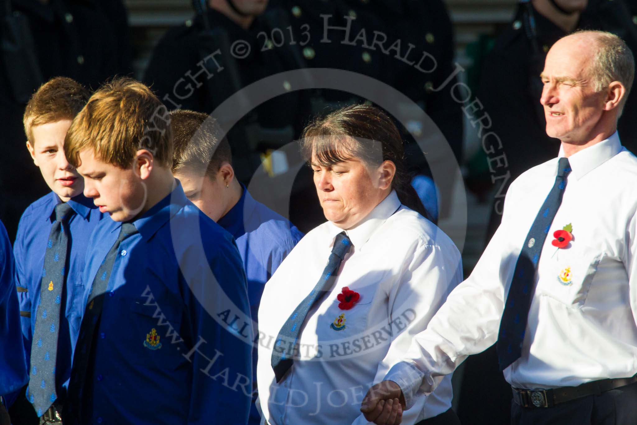 Remembrance Sunday at the Cenotaph in London 2014: Group M51 - Boys Brigade.
Press stand opposite the Foreign Office building, Whitehall, London SW1,
London,
Greater London,
United Kingdom,
on 09 November 2014 at 12:21, image #2329
