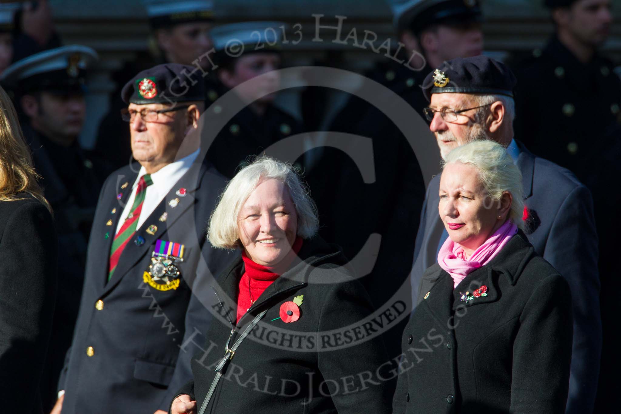 Photo 1411091222351D40653HaraldJoergens Remembrance Sunday at the Cenotaph in London 2014: Group M57 - TRBL Women's Section.
Press stand opposite the Foreign Office building, Whitehall, London SW1,
London,
Greater London,
United Kingdom,
on 09 November 2014 at 12:22, image #2373