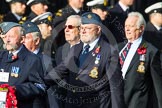 Remembrance Sunday at the Cenotaph in London 2014: Group C18 - Coastal Command & Maritime Air Association.
Press stand opposite the Foreign Office building, Whitehall, London SW1,
London,
Greater London,
United Kingdom,
on 09 November 2014 at 11:40, image #158