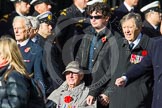 Remembrance Sunday at the Cenotaph in London 2014: Group C19 - Royal Air Forces Ex-Prisoner's of War Association.
Press stand opposite the Foreign Office building, Whitehall, London SW1,
London,
Greater London,
United Kingdom,
on 09 November 2014 at 11:40, image #162