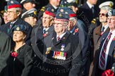 Remembrance Sunday at the Cenotaph in London 2014: Group C20 - Federation of Royal Air Force Apprentice & Boy Entrant
Associations.
Press stand opposite the Foreign Office building, Whitehall, London SW1,
London,
Greater London,
United Kingdom,
on 09 November 2014 at 11:40, image #171