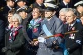 Remembrance Sunday at the Cenotaph in London 2014: Group C23 - Princess Mary's Royal Air Force Nursing Service
Association.
Press stand opposite the Foreign Office building, Whitehall, London SW1,
London,
Greater London,
United Kingdom,
on 09 November 2014 at 11:41, image #192