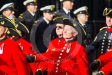 Remembrance Sunday at the Cenotaph in London 2014: Group C26 - Royal Hospital Chelsea.
Press stand opposite the Foreign Office building, Whitehall, London SW1,
London,
Greater London,
United Kingdom,
on 09 November 2014 at 11:42, image #240