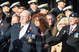 Remembrance Sunday at the Cenotaph in London 2014: Group C29 - Combat Stress.
Press stand opposite the Foreign Office building, Whitehall, London SW1,
London,
Greater London,
United Kingdom,
on 09 November 2014 at 11:42, image #266