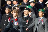 Remembrance Sunday at the Cenotaph in London 2014: Group D1 - Canadian Veterans Association.
Press stand opposite the Foreign Office building, Whitehall, London SW1,
London,
Greater London,
United Kingdom,
on 09 November 2014 at 11:43, image #277