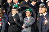 Remembrance Sunday at the Cenotaph in London 2014: Group D2 - Hong Kong Ex-Servicemen's Association (UK Branch).
Press stand opposite the Foreign Office building, Whitehall, London SW1,
London,
Greater London,
United Kingdom,
on 09 November 2014 at 11:43, image #278