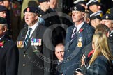 Remembrance Sunday at the Cenotaph in London 2014: Group D13 - Northern Ireland Veterans' Association.
Press stand opposite the Foreign Office building, Whitehall, London SW1,
London,
Greater London,
United Kingdom,
on 09 November 2014 at 11:45, image #366