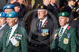 Remembrance Sunday at the Cenotaph in London 2014: Group D14 - Irish United Nations Veterans Association.
Press stand opposite the Foreign Office building, Whitehall, London SW1,
London,
Greater London,
United Kingdom,
on 09 November 2014 at 11:45, image #375