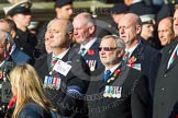 Remembrance Sunday at the Cenotaph in London 2014: Group D19 - South Atlantic Medal Association.
Press stand opposite the Foreign Office building, Whitehall, London SW1,
London,
Greater London,
United Kingdom,
on 09 November 2014 at 11:45, image #384