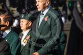 Remembrance Sunday at the Cenotaph in London 2014: Group D25 - Gurkha Brigade Association.
Press stand opposite the Foreign Office building, Whitehall, London SW1,
London,
Greater London,
United Kingdom,
on 09 November 2014 at 11:47, image #473