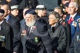 Remembrance Sunday at the Cenotaph in London 2014: Group E2 - Royal Naval Association.
Press stand opposite the Foreign Office building, Whitehall, London SW1,
London,
Greater London,
United Kingdom,
on 09 November 2014 at 11:49, image #567