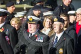 Remembrance Sunday at the Cenotaph in London 2014: Group E3 - Merchant Navy Association.
Press stand opposite the Foreign Office building, Whitehall, London SW1,
London,
Greater London,
United Kingdom,
on 09 November 2014 at 11:50, image #594