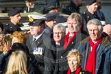 Remembrance Sunday at the Cenotaph in London 2014: Group E3 - Merchant Navy Association.
Press stand opposite the Foreign Office building, Whitehall, London SW1,
London,
Greater London,
United Kingdom,
on 09 November 2014 at 11:50, image #605