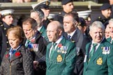 Remembrance Sunday at the Cenotaph in London 2014: Group E8 - Fleet Air Arm Junglie Association.
Press stand opposite the Foreign Office building, Whitehall, London SW1,
London,
Greater London,
United Kingdom,
on 09 November 2014 at 11:51, image #643