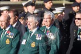 Remembrance Sunday at the Cenotaph in London 2014: Group E8 - Fleet Air Arm Junglie Association.
Press stand opposite the Foreign Office building, Whitehall, London SW1,
London,
Greater London,
United Kingdom,
on 09 November 2014 at 11:51, image #645
