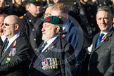 Remembrance Sunday at the Cenotaph in London 2014: Group E27 - Royal Naval Communications Association.
Press stand opposite the Foreign Office building, Whitehall, London SW1,
London,
Greater London,
United Kingdom,
on 09 November 2014 at 11:53, image #791