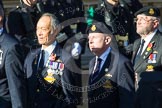 Remembrance Sunday at the Cenotaph in London 2014: Group E33 - Submariners Association.
Press stand opposite the Foreign Office building, Whitehall, London SW1,
London,
Greater London,
United Kingdom,
on 09 November 2014 at 11:54, image #829