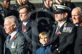 Remembrance Sunday at the Cenotaph in London 2014: Group E37 -Aircraft Handlers Association.
Press stand opposite the Foreign Office building, Whitehall, London SW1,
London,
Greater London,
United Kingdom,
on 09 November 2014 at 11:54, image #846