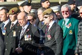 Remembrance Sunday at the Cenotaph in London 2014: ??? Please let me know which group this is! ???.
Press stand opposite the Foreign Office building, Whitehall, London SW1,
London,
Greater London,
United Kingdom,
on 09 November 2014 at 11:55, image #891