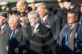 Remembrance Sunday at the Cenotaph in London 2014: ??? Please let me know which group this is! ???.
Press stand opposite the Foreign Office building, Whitehall, London SW1,
London,
Greater London,
United Kingdom,
on 09 November 2014 at 11:55, image #898