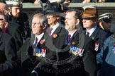 Remembrance Sunday at the Cenotaph in London 2014: Group F6 - Queen's Bodyguard of The Yeoman of The Guard.
Press stand opposite the Foreign Office building, Whitehall, London SW1,
London,
Greater London,
United Kingdom,
on 09 November 2014 at 11:57, image #967