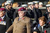 Remembrance Sunday at the Cenotaph in London 2014: Group F6 - Queen's Bodyguard of The Yeoman of The Guard.
Press stand opposite the Foreign Office building, Whitehall, London SW1,
London,
Greater London,
United Kingdom,
on 09 November 2014 at 11:57, image #973
