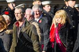 Remembrance Sunday at the Cenotaph in London 2014: Group F11 - National Pigeon War Service.
Press stand opposite the Foreign Office building, Whitehall, London SW1,
London,
Greater London,
United Kingdom,
on 09 November 2014 at 11:57, image #988